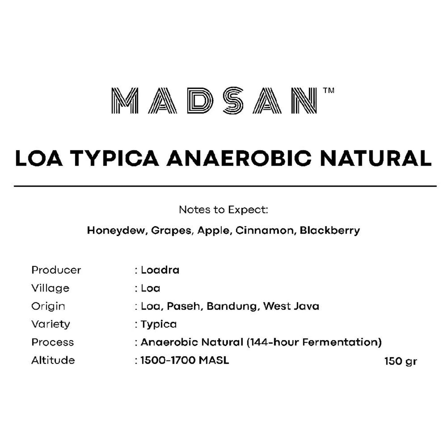 Loa Typica Anaerobic Natural