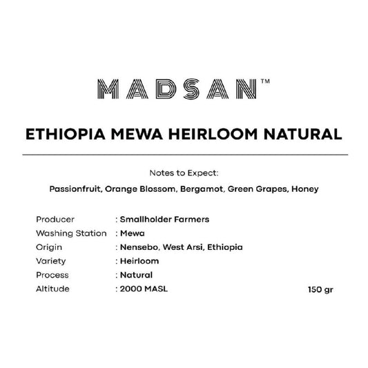 Ethiopia Mewa Heirloom Natural