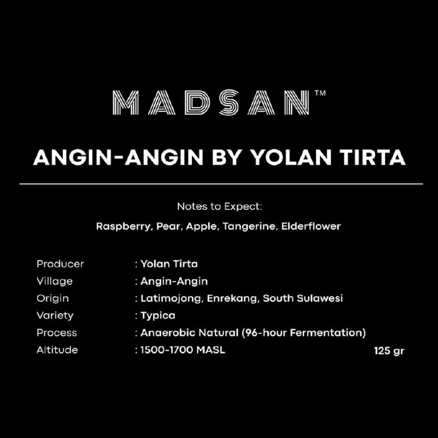 Enrekang Angin-Angin Typica Anaerobic Natural