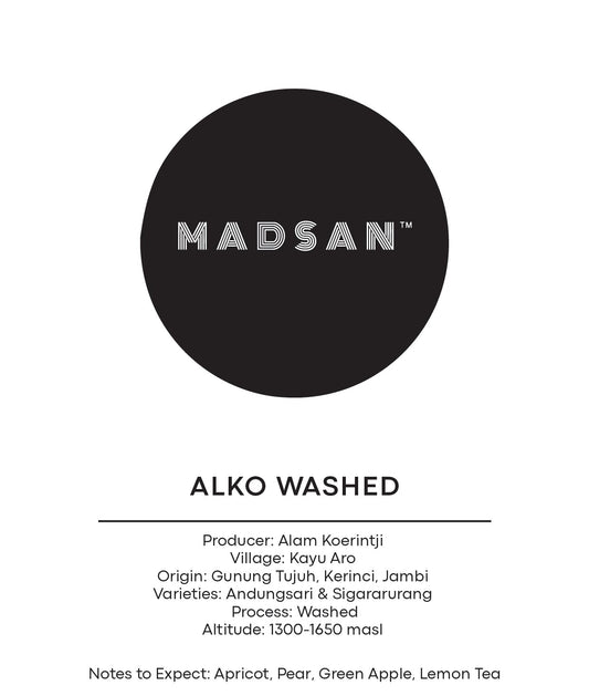 Jambi Kerinci – Alko Washed
